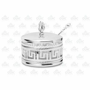 Round Multi-Utility Container With Spoon and Lid - Image 1