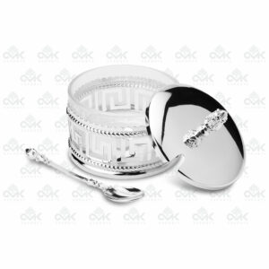 Round Multi-Utility Container With Spoon and Lid - Image 2