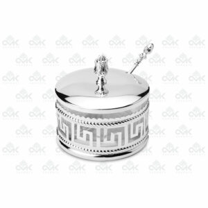 Round Multi-Utility Container With Spoon and Lid - Image 3